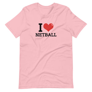 I Love Netball T-Shirt