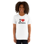 Load image into Gallery viewer, I Love Netball T-Shirt
