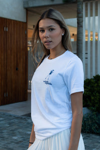 Netball Republic Girl Tee (White)