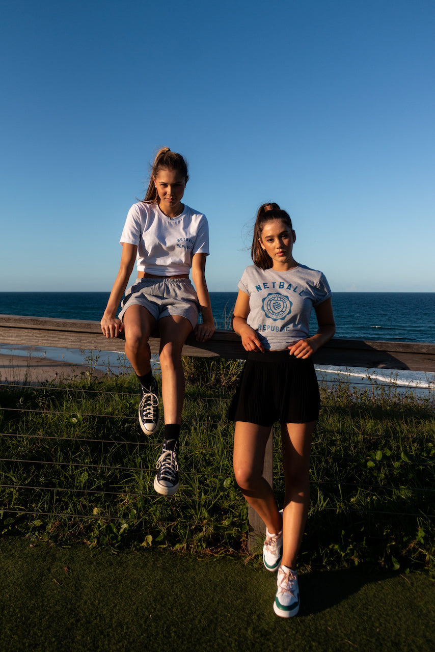 Netball Republic Varsity Tee (Grey)