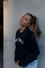 Load image into Gallery viewer, Netball Boyfriend Sweater (Navy)
