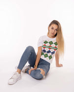 Load image into Gallery viewer, Netball Republic Diamond Shape Tee
