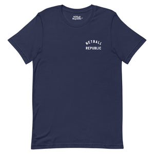 Netball Republic Left Chest Tee (Navy)