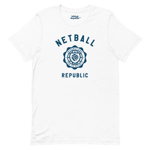 Netball Republic Varsity Tee (White)