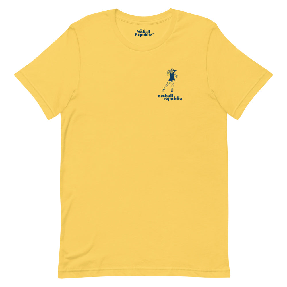 Netball Republic Girl Tee (Yellow)