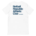 Load image into Gallery viewer, Netball Republic Athletic Club Tee (White)
